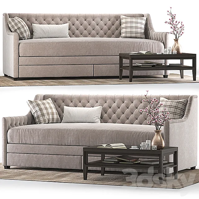 Sofa bed Wells 3DModel Sofa bed Wells 3DModel