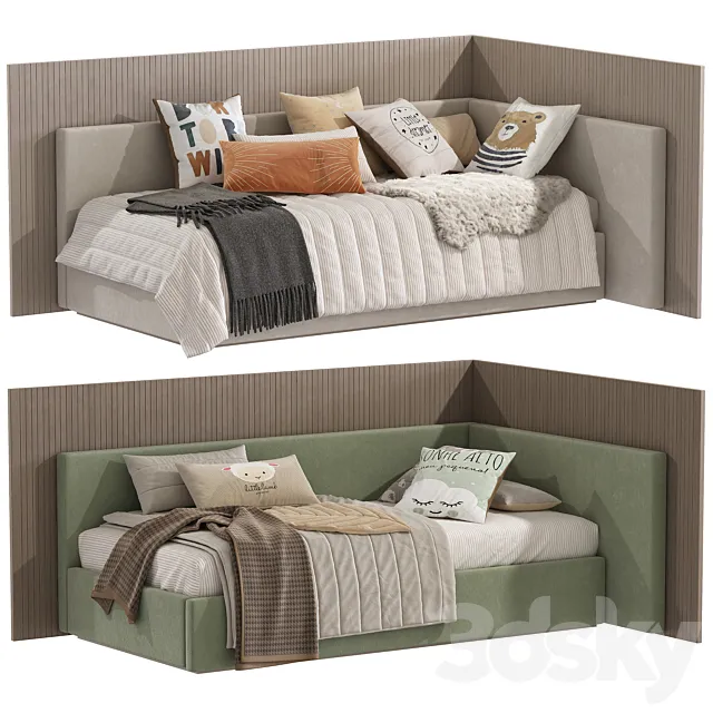 Sofa bed Woodnotes 313 3D Model Sofa bed Woodnotes 313 3D Model