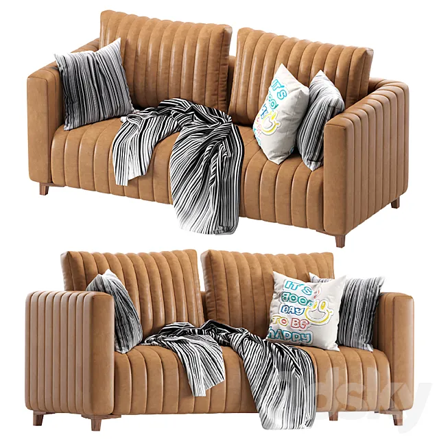 Sofa Belissa Leather_Диван Белисса divan.ru 3D Model Sofa Belissa Leather_Диван Белисса divan.ru 3D Model