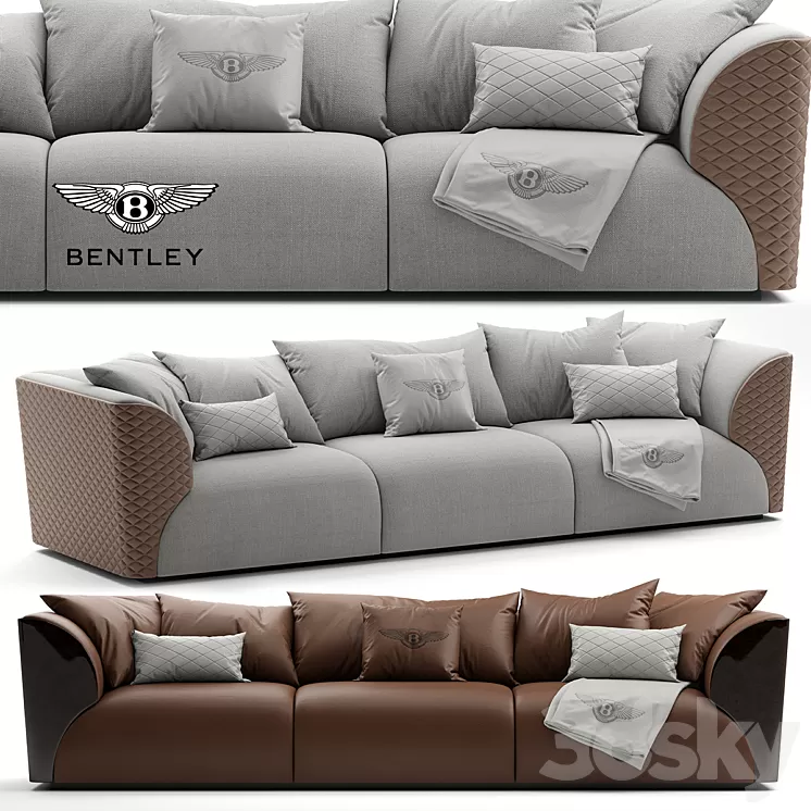 Sofa Bentley Home Winston Sofa 3D Model Sofa Bentley Home Winston Sofa 3D Model