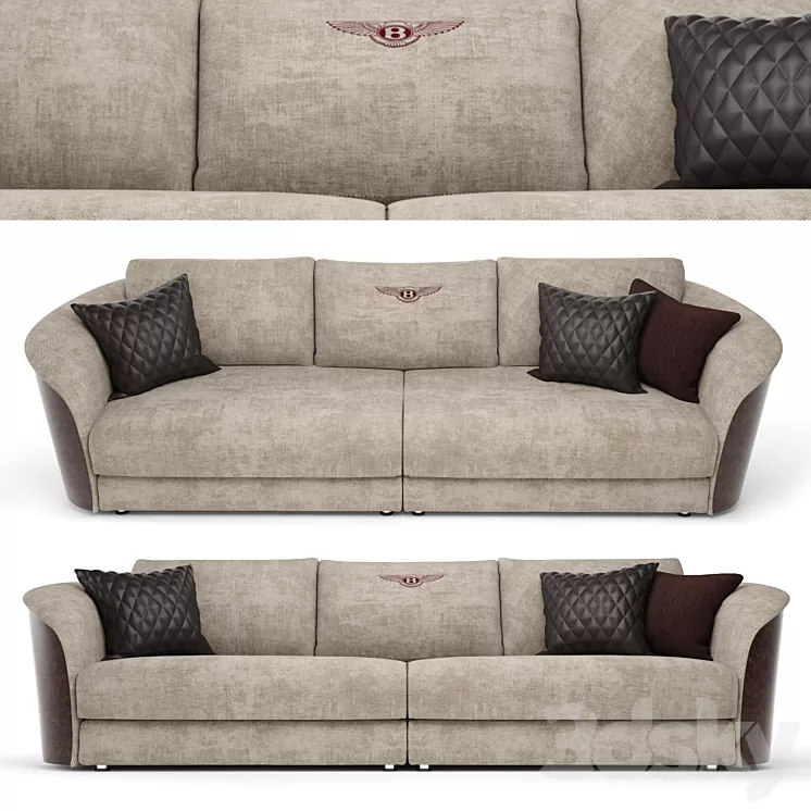 Sofa bentley kingswood 3D Model
