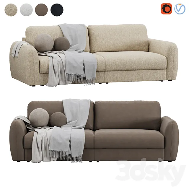 Sofa Biani divan.ru 3D Model