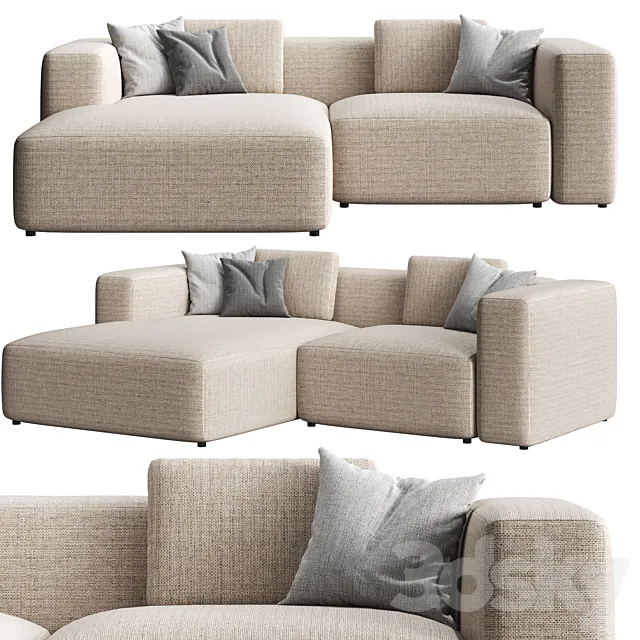 Sofa BLOK 2 by KAVE HOME 3D Model