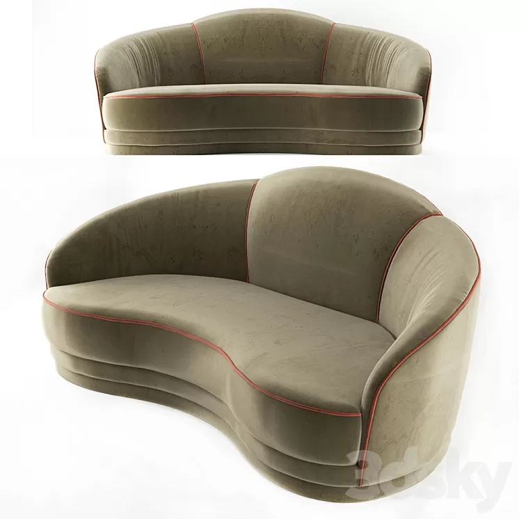 Sofa bmstyle 3D Model Sofa bmstyle 3D Model