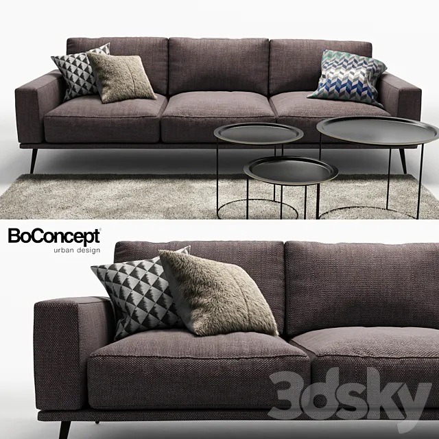 Sofa Bo Concept 3DModel Sofa Bo Concept 3DModel