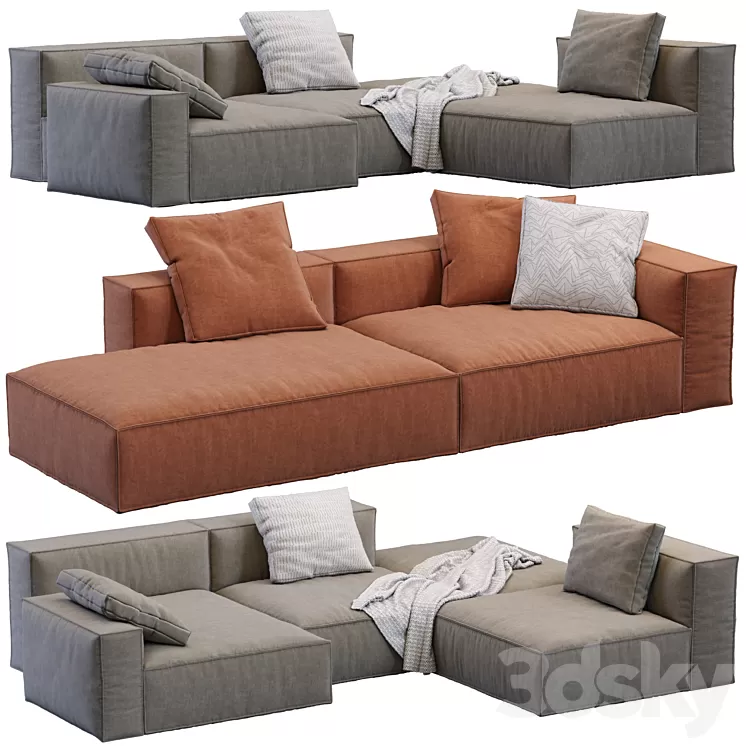 Sofa Boca Navi 3D Model Free Download