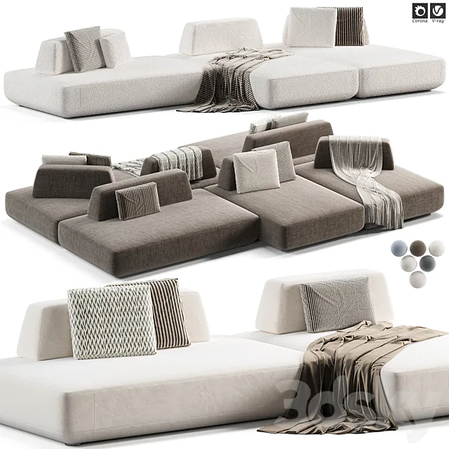 Sofa Boca Tommy 3D Model