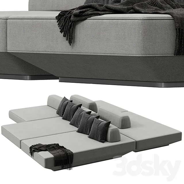 Sofa boca tommy 3DModel Sofa boca tommy 3DModel