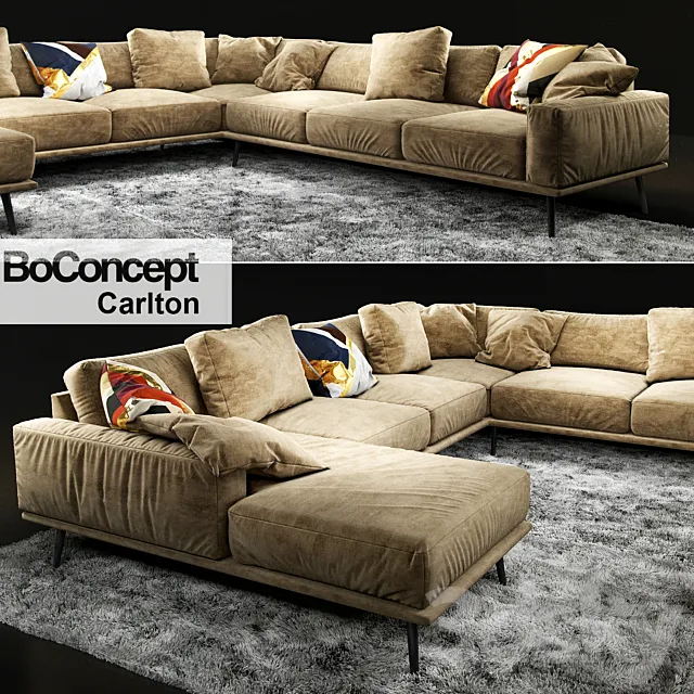 Sofa BoConcept Carlton 3DModel Sofa BoConcept Carlton 3DModel