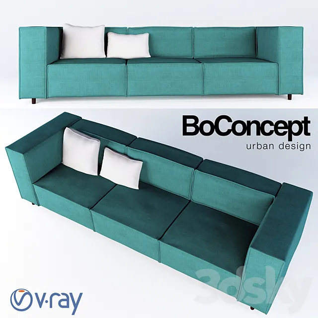 Sofa BoConcept Carmo 3DModel Sofa BoConcept Carmo 3DModel