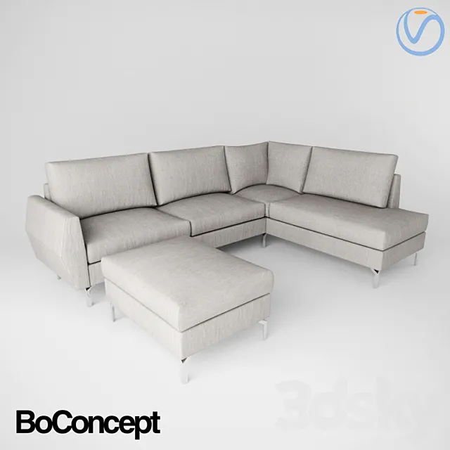 Sofa BoConcept Monaco 3D Model Sofa BoConcept Monaco 3D Model