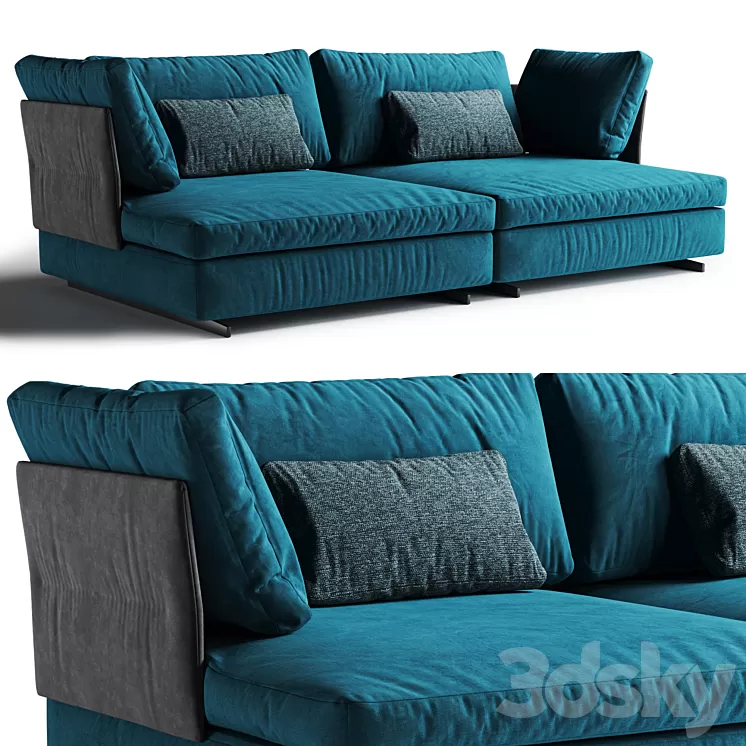 Sofa Bonaldo Gossip 3D Model Sofa Bonaldo Gossip 3D Model