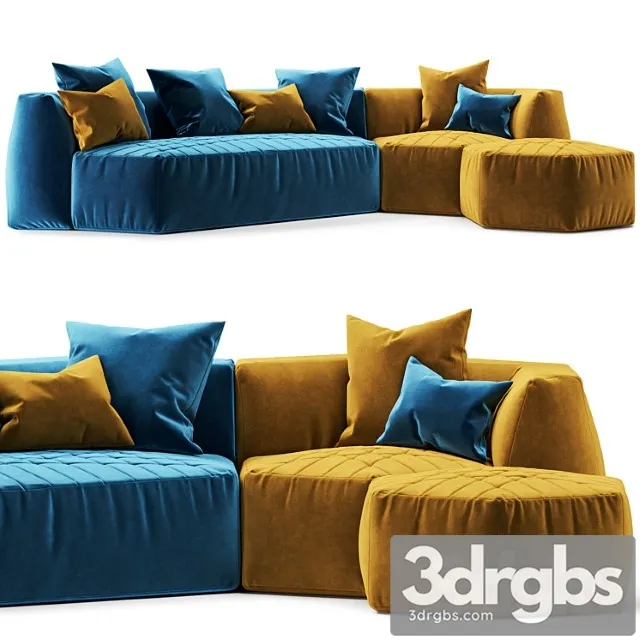 Sofa Bonaldo Panorama 3D Model Download