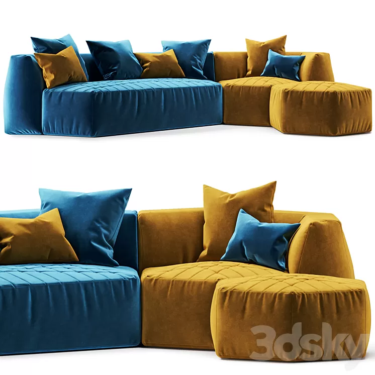 Sofa Bonaldo Panorama 3D Model