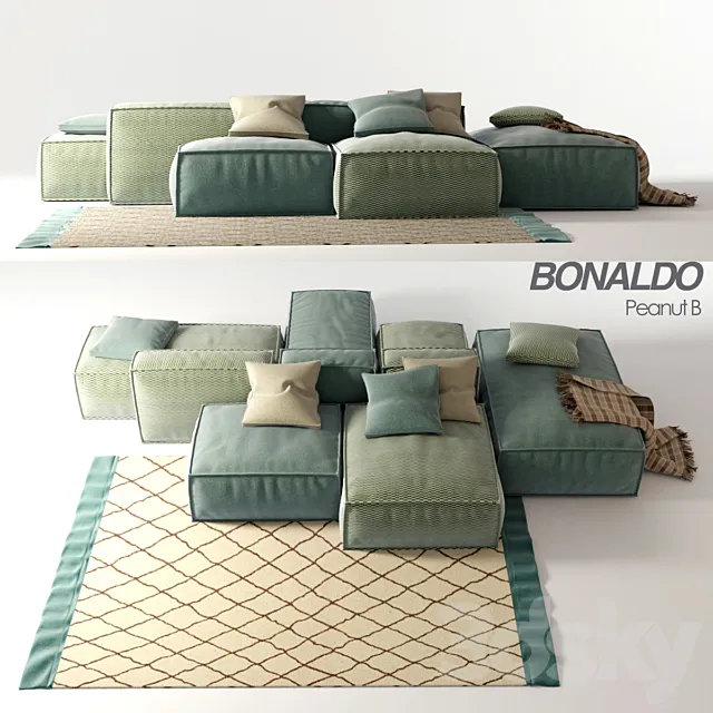 Sofa Bonaldo Peanut B 3DModel Sofa Bonaldo Peanut B 3DModel
