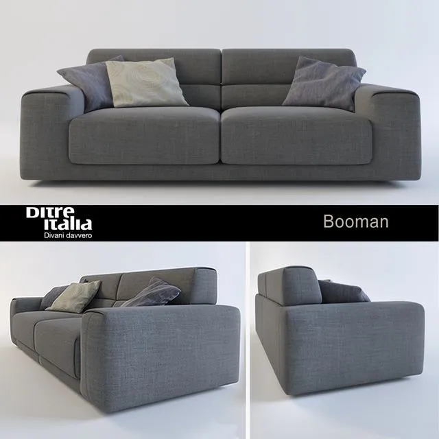 Sofa Booman Ditre Italia 3D Model
