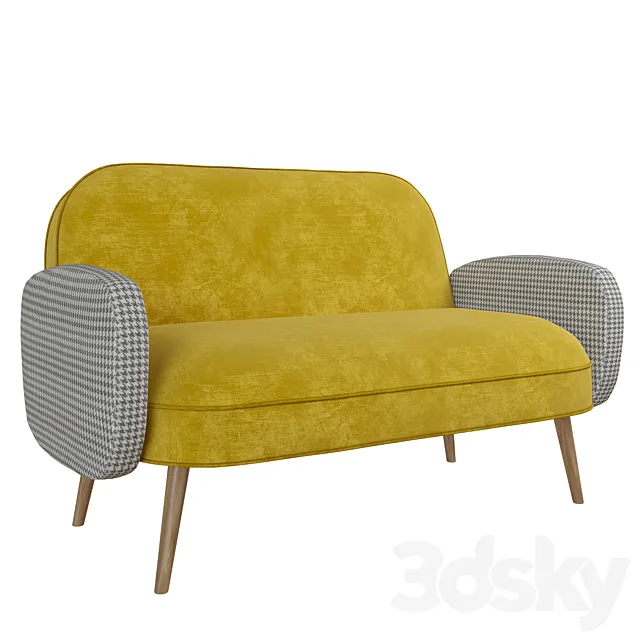 Sofa Bordo 3D Model Sofa Bordo 3D Model