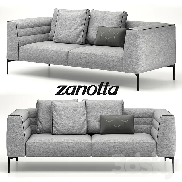 Sofa Botero by Zanotta 3DModel Sofa Botero by Zanotta 3DModel