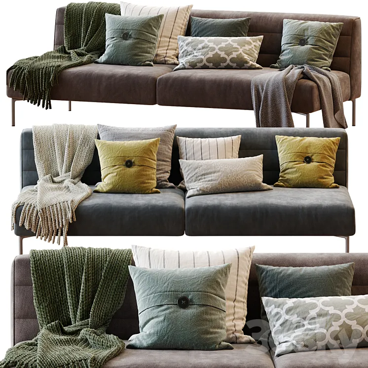 Sofa BOTERO Zanotta 3D Model Free Download Sofa BOTERO Zanotta 3D Model Free Download