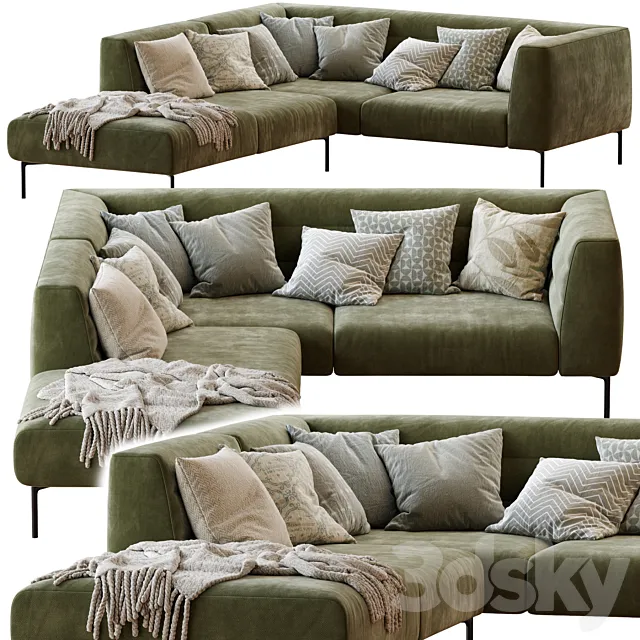 Sofa BOTERO Zanotta 3DModel