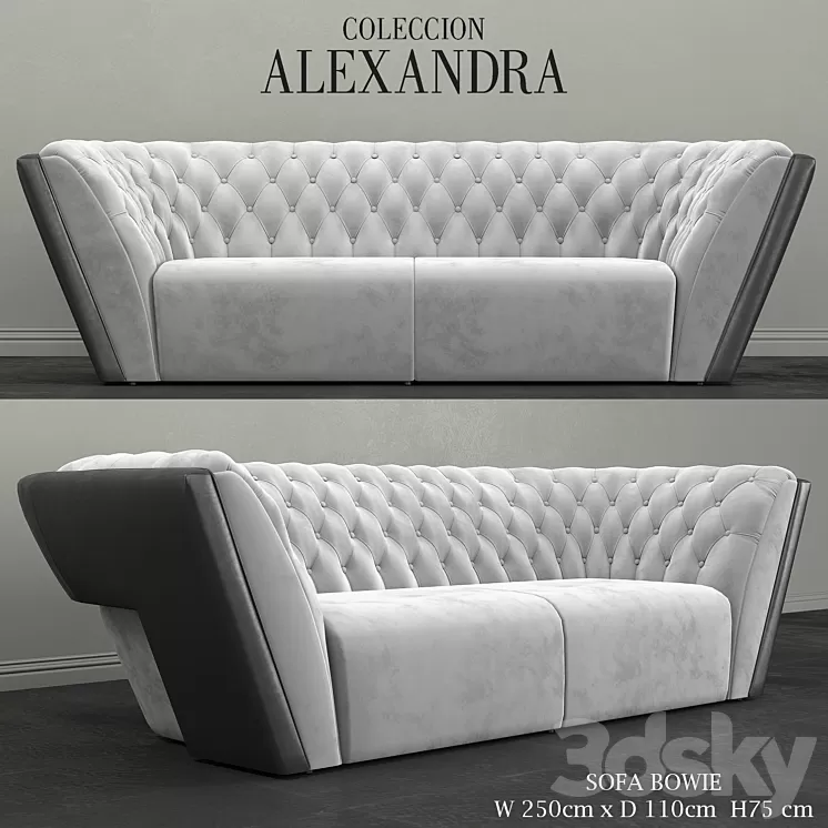 SOFA BOWIE by COLECCION ALEXANDRA 3D Model
