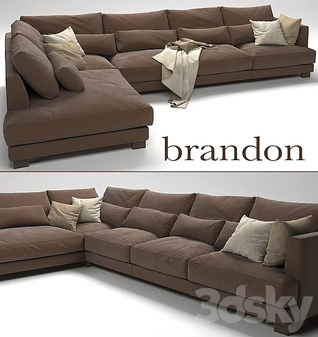 Sofa BRANDON 3DModel Sofa BRANDON 3DModel