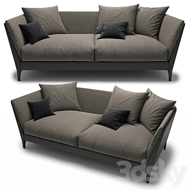 Sofa Bretagne Poltrona Frau 3D Model Sofa Bretagne Poltrona Frau 3D Model