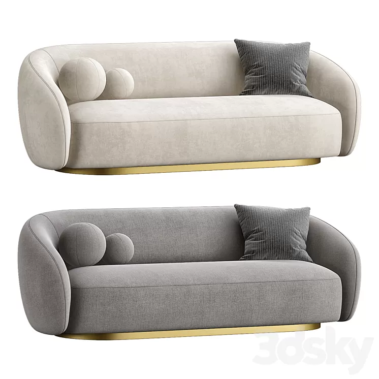 Sofa Brice / Eichholtz 3D Model