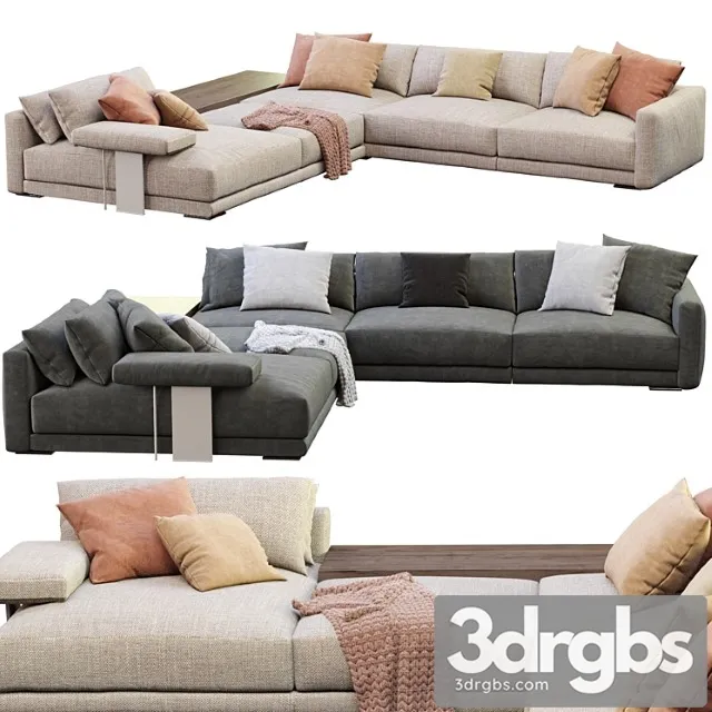 Sofa bristol by poliform 2 2 3D Model Download