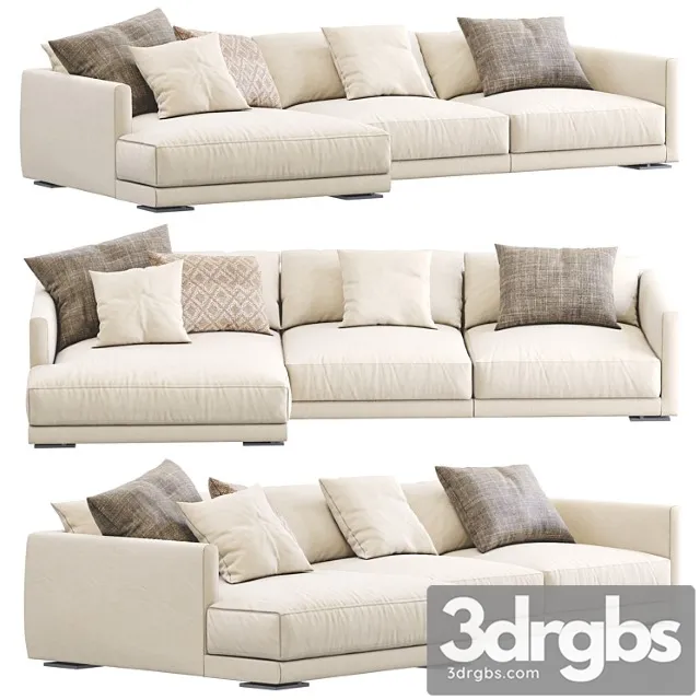 Sofa bristol by poliform 2 3D Model Download