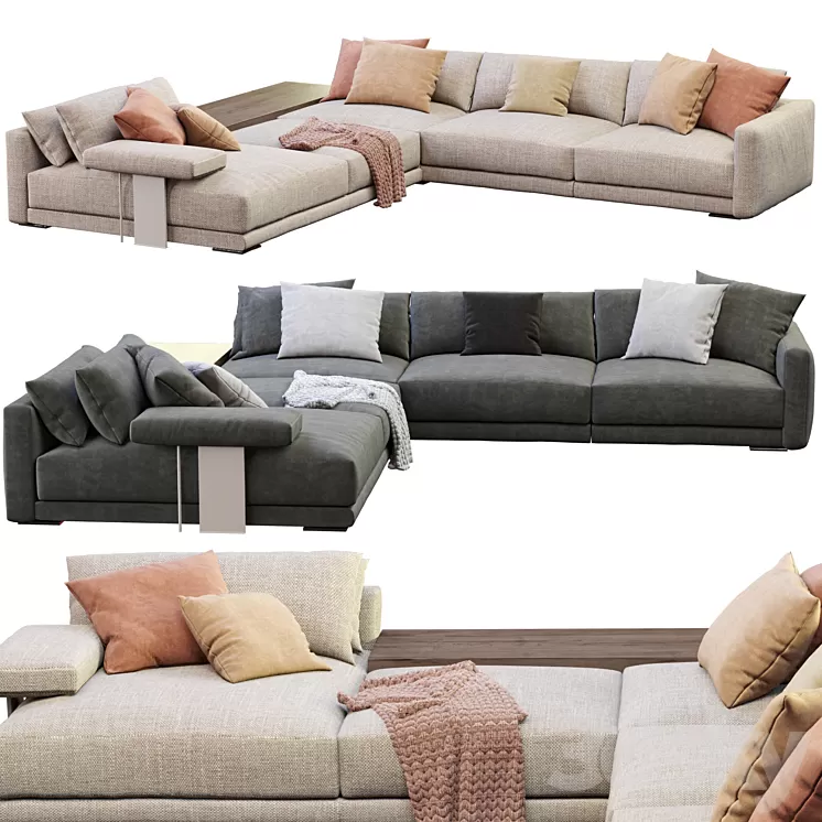 Sofa Bristol By Poliform 3D Model Free Download