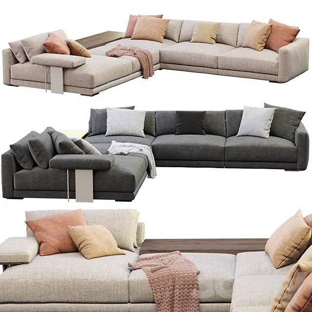 Sofa Bristol By Poliform 3DModel Sofa Bristol By Poliform 3DModel