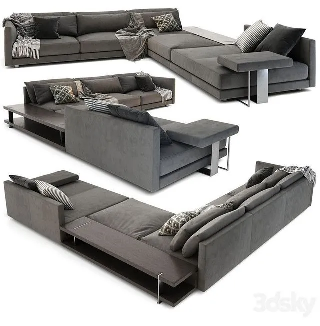 Sofa Bristol Poliform 3D Model