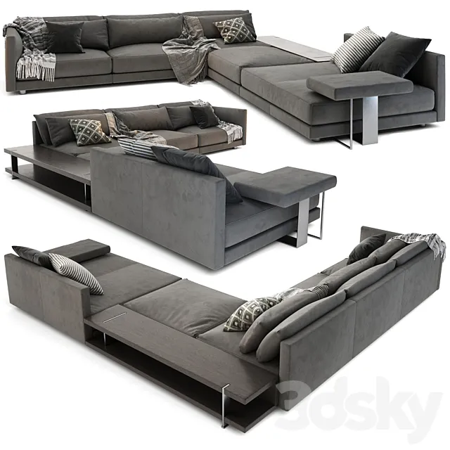 Sofa Bristol Poliform 3DModel Sofa Bristol Poliform 3DModel