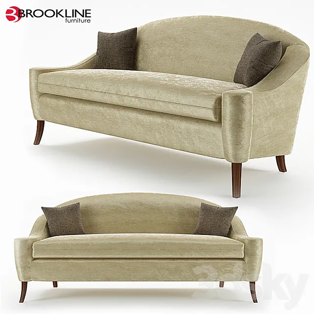 Sofa Brookline Furnuiture Queen Sofa 3DModel Sofa Brookline Furnuiture Queen Sofa 3DModel