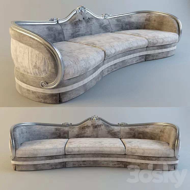 Sofa Bruno Zampa 3D Model