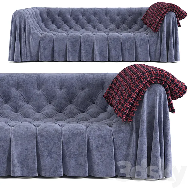 Sofa BUSNELLI Bohemian 2380 3D Model Sofa BUSNELLI Bohemian 2380 3D Model
