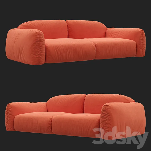 Sofa BUSNELLI PIUMOTTO 3DModel Sofa BUSNELLI PIUMOTTO 3DModel