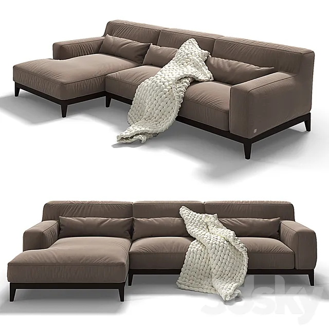Sofa Busnelli Swing 2 3DModel Sofa Busnelli Swing 2 3DModel