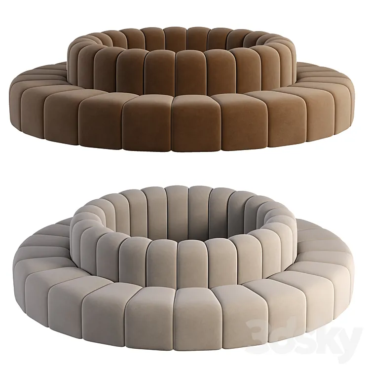 Sofa by bla station 3D Model Free Download