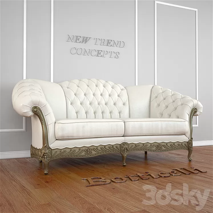 Sofa by BOTTICELLI NEW TREND CONCEPTS 3D Model