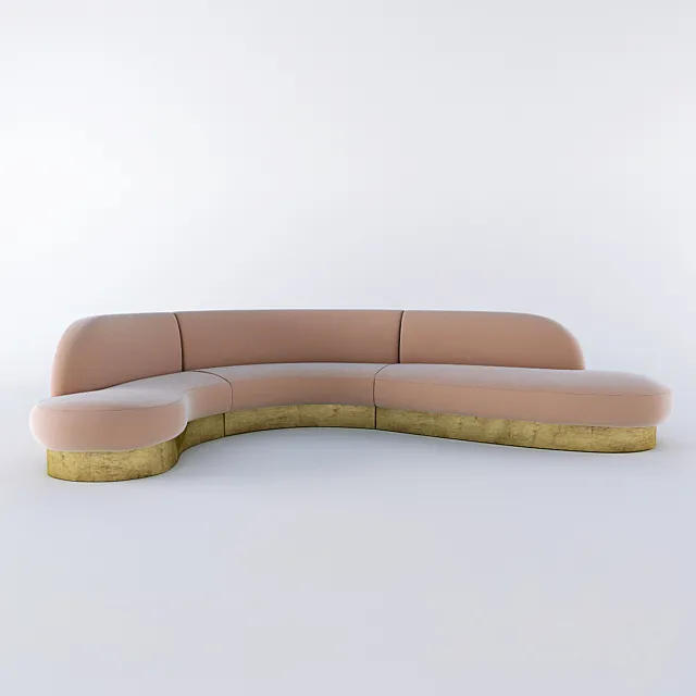 Sofa by Milo Baughman 3DModel