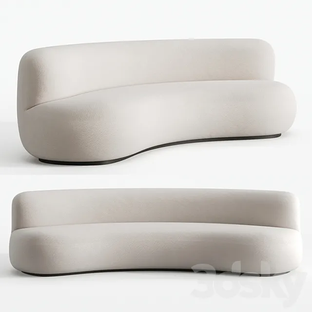 Sofa by Pierre Augustin Rose 3DModel Sofa by Pierre Augustin Rose 3DModel