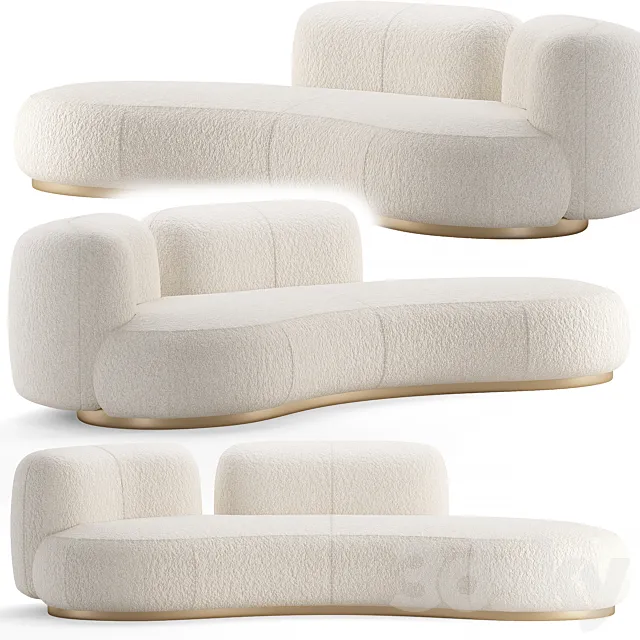 Sofa by secolo 3D Model Sofa by secolo 3D Model