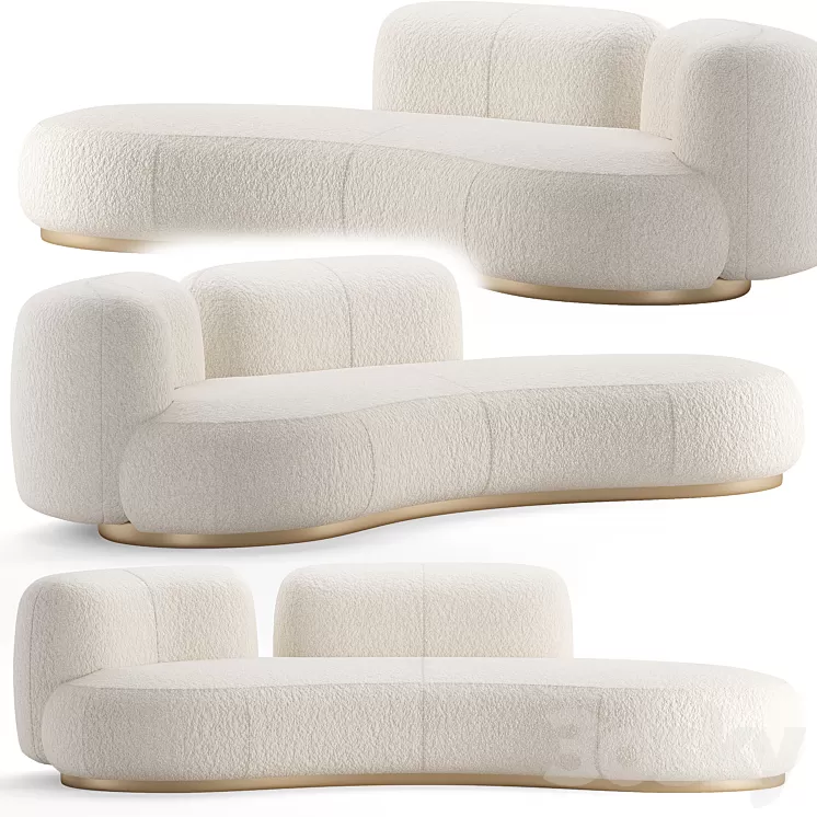 Sofa by secolo 3D Model Sofa by secolo 3D Model