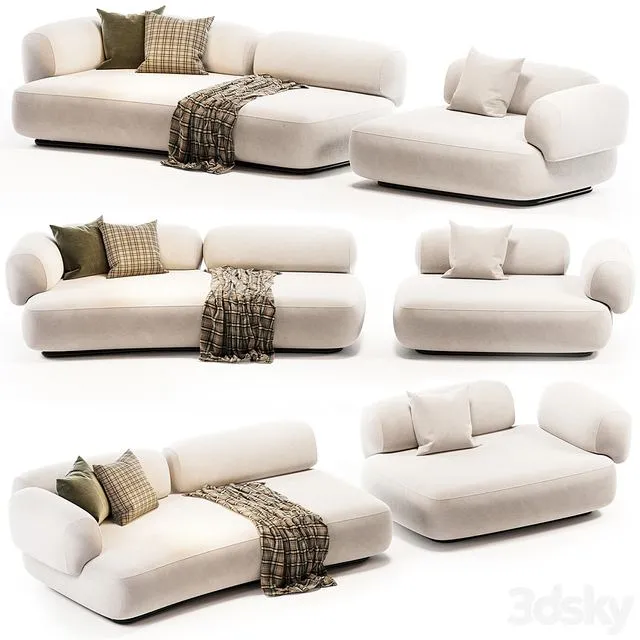 Sofa Cabrera 3D Model Sofa Cabrera 3D Model