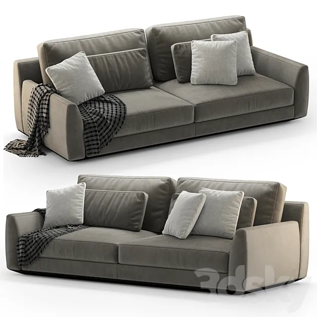 Sofa Casamania & Horm ELLINGTON 3D Model Sofa Casamania & Horm ELLINGTON 3D Model