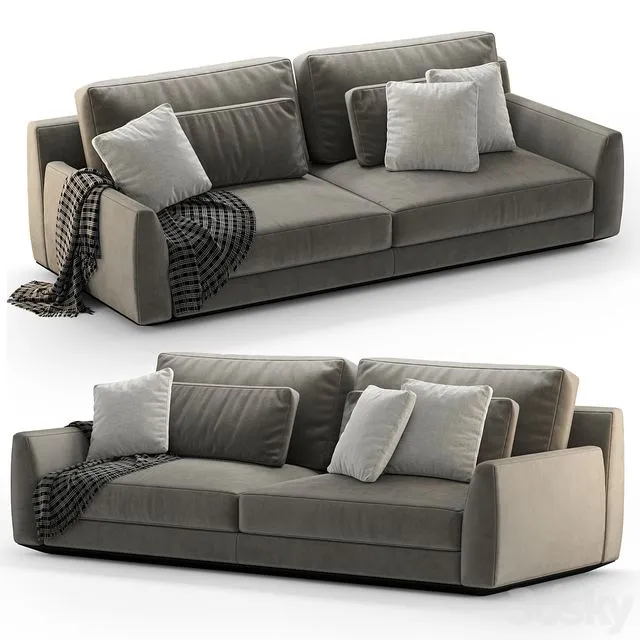 Sofa Casamania & Horm ELLINGTON 3D Model Sofa Casamania & Horm ELLINGTON 3D Model