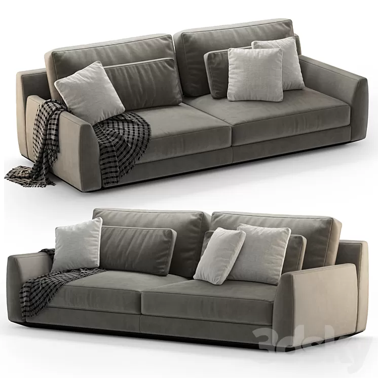 Sofa Casamania & Horm ELLINGTON 3D Model Sofa Casamania & Horm ELLINGTON 3D Model