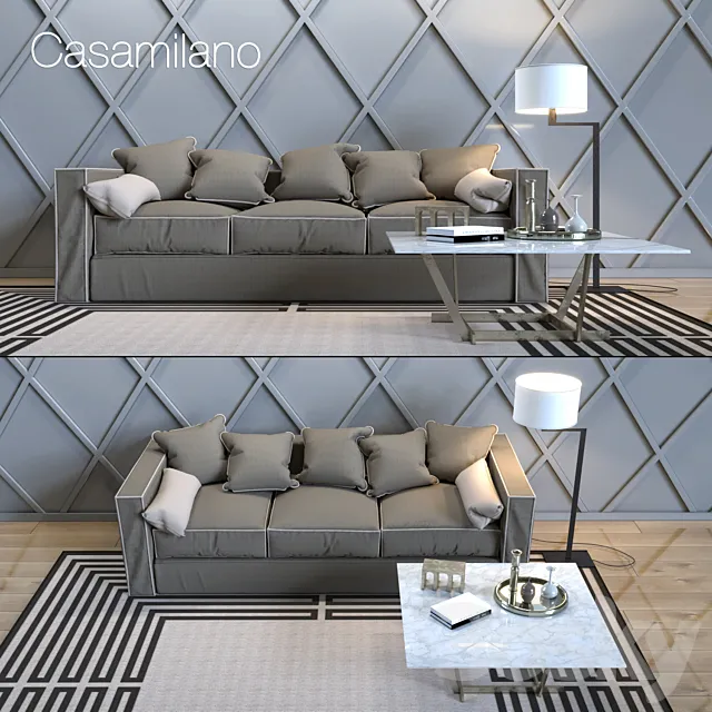 Sofa CASAMILANO Pillopipe 3DModel